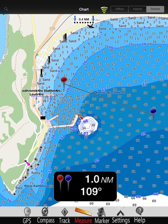 Greece West Nautical Chart HD