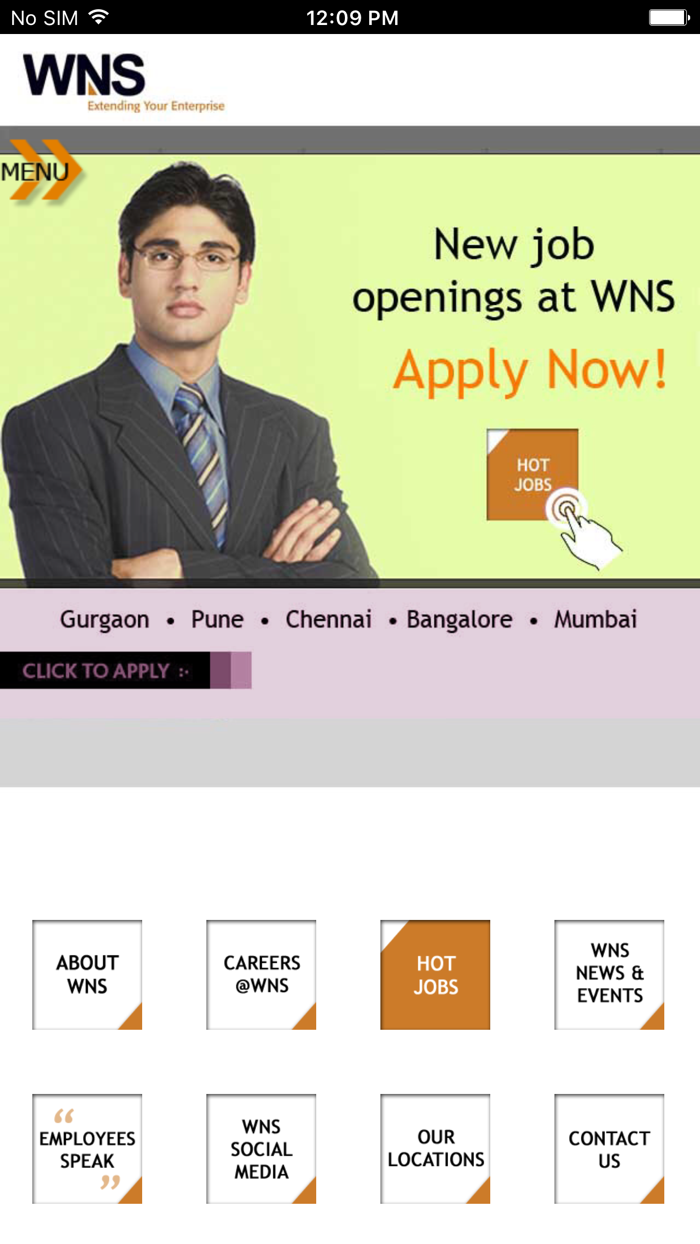 WNS Careers on Mobile
