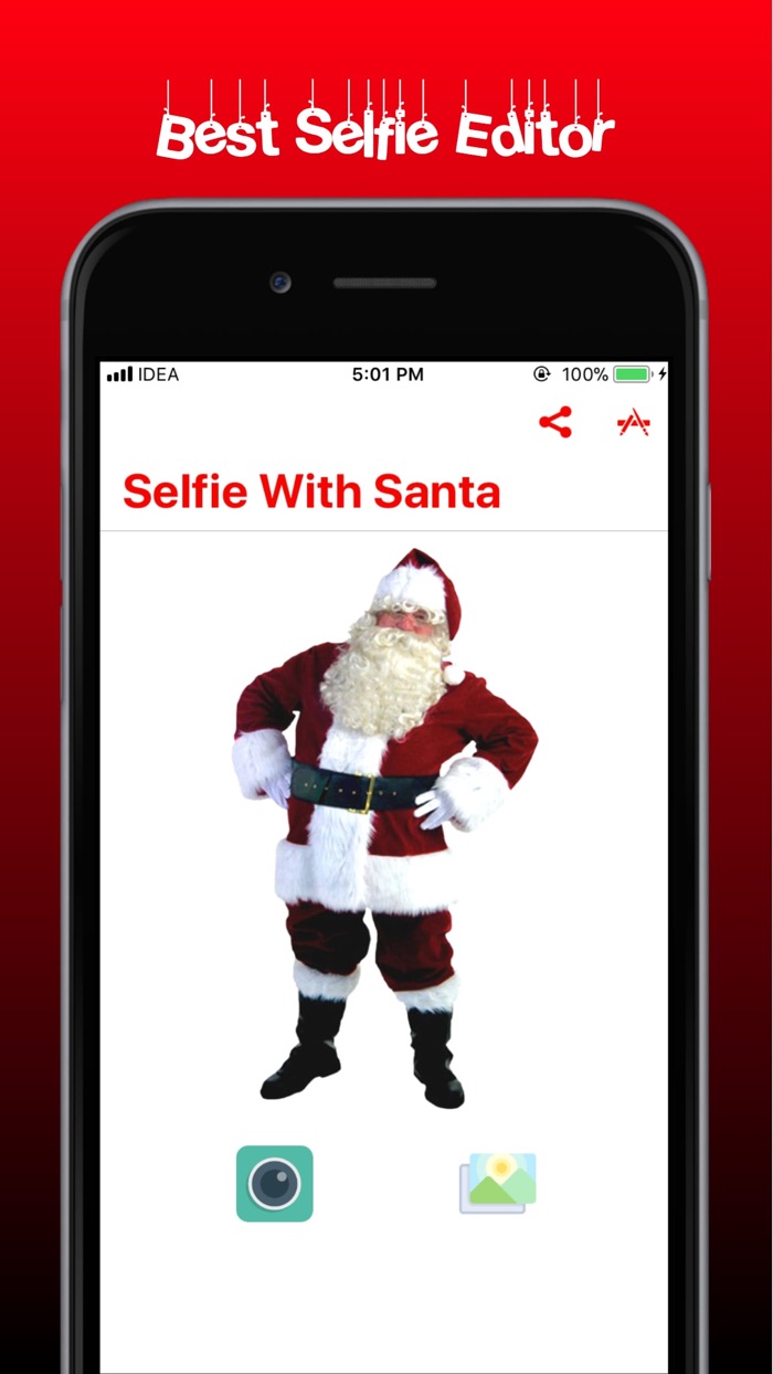 Selfie With Santa - Xmas