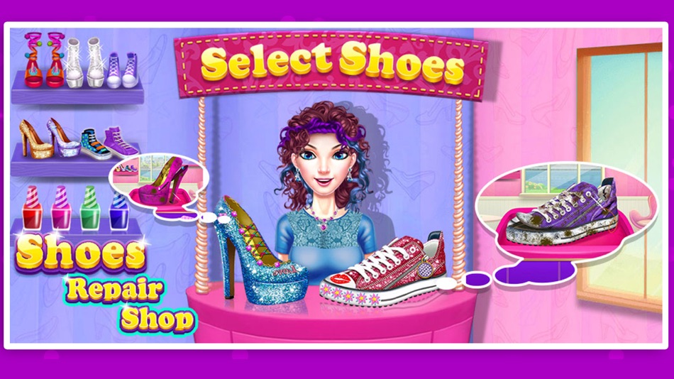 Shoes игры. Shoe Spa.