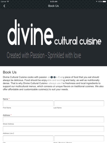 Divine Cultural Cuisine screenshot 2