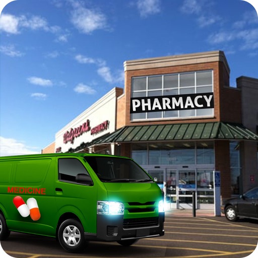 Clinical Pharmacy - Drug and Pill Van Carrier icon