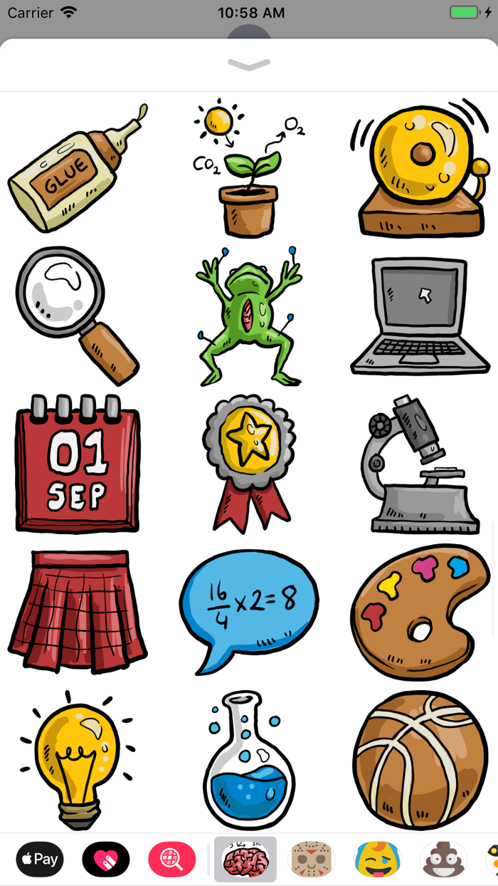 Back 2 School Stickers