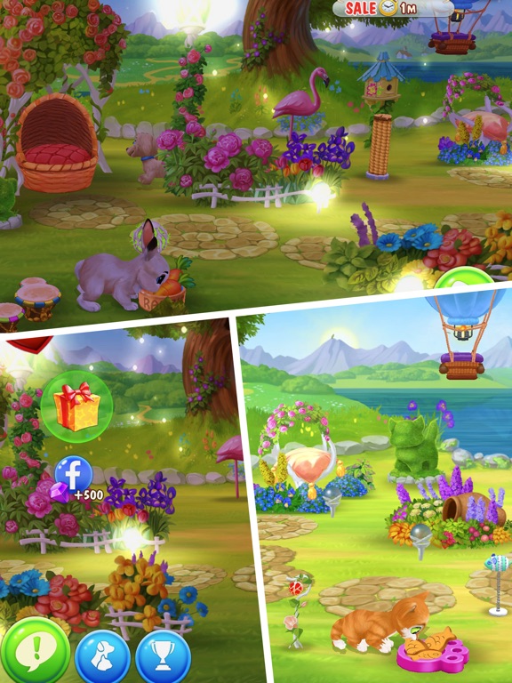 Скачать Garden Pets Puzzle
