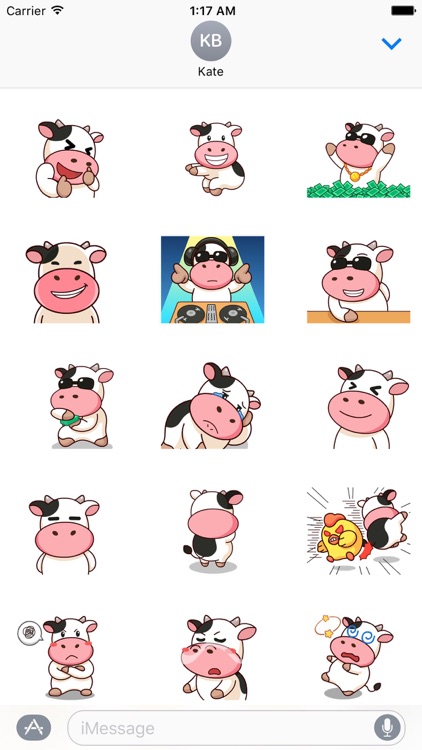 Moo the Rich Cow Stickers