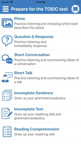 Game screenshot Prep for the Toeic test mod apk