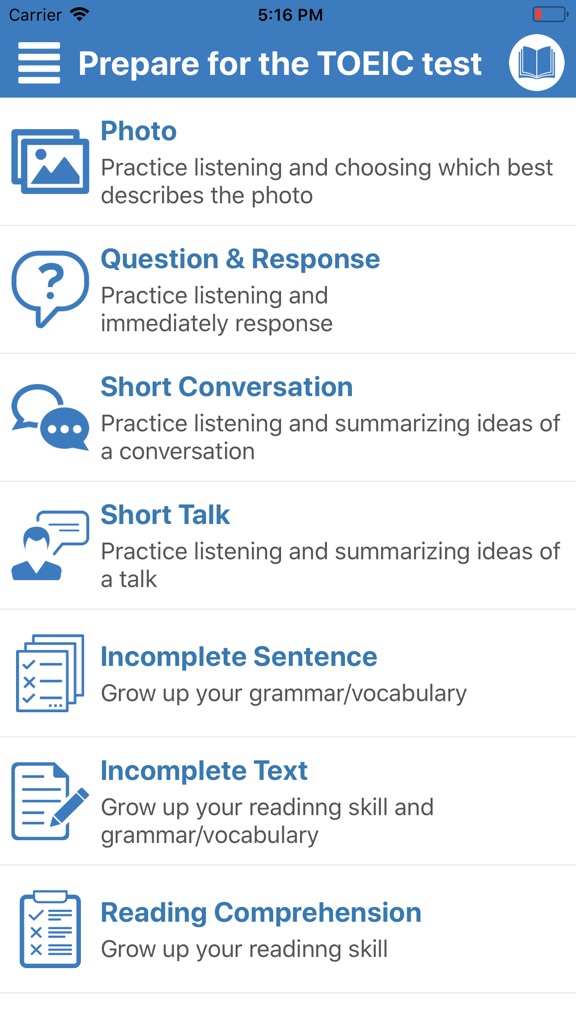 【图】Prep for the Toeic test(截图1)