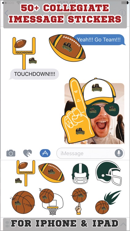 Baylor Bears Stickers PLUS for iMessage