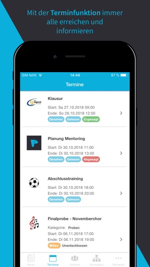 Vereinsplaner: App für Vereine(圖3)-速報App