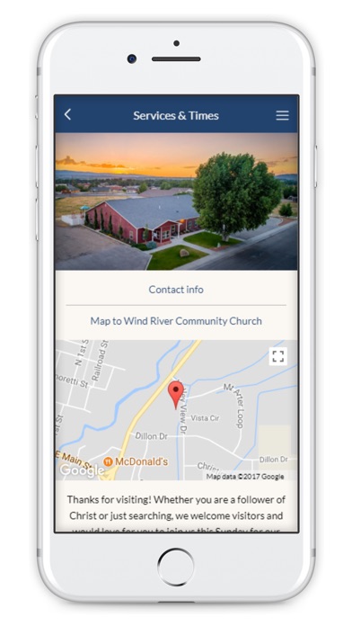 Wind River Church CMA screenshot 3