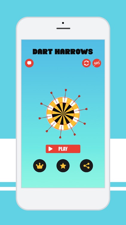 Dart Harrows - Shoot the darts on the wheel