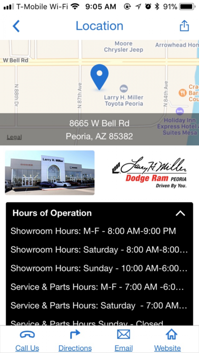 Larry H Miller DodgeRam Peoria screenshot 2