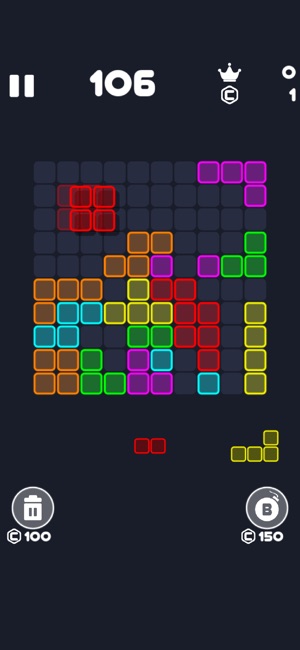 Neon Block Puzzle : Fill Board(圖1)-速報App