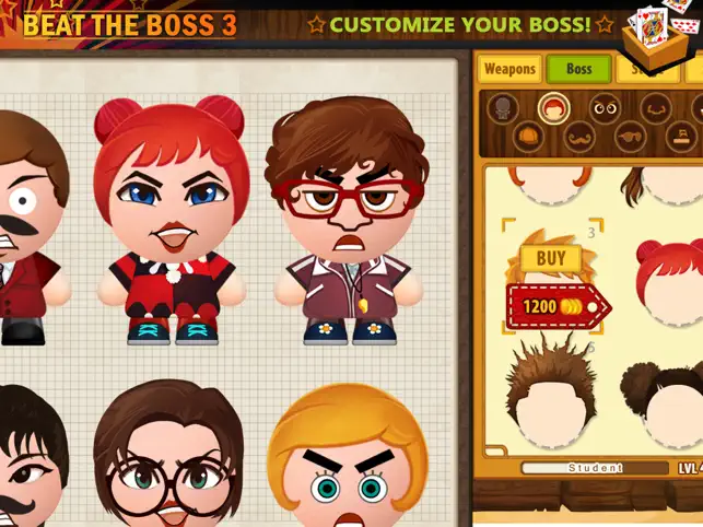 Beat the Boss 3, game for IOS