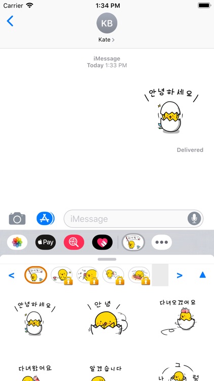 Chick KR Sticker screenshot-5