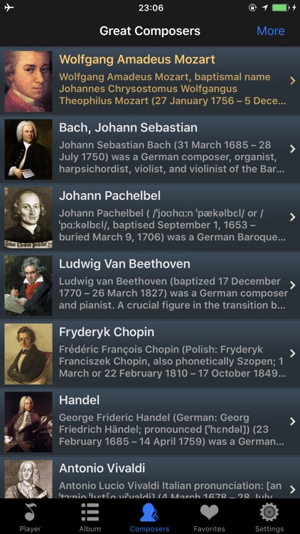 classical music master player