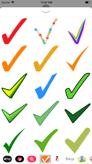 Check Mark Sticker Pack(圖1)-速報App