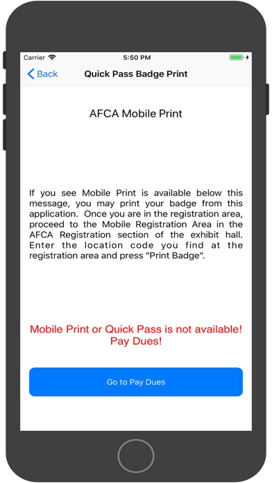 AFCA Mobile 2018 screenshot 2
