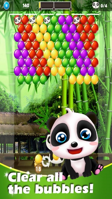 Family Panda Bubble Play screenshot 2