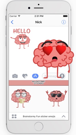 Brainstormy Fun sticker emojis(圖2)-速報App