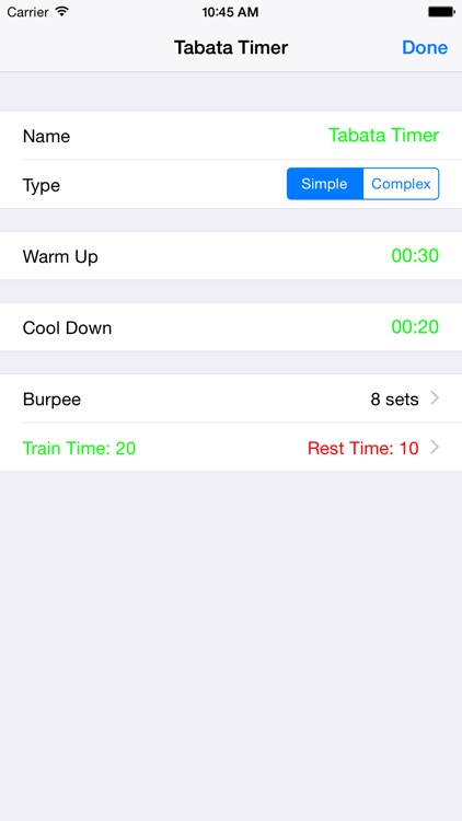 Tabata Timer Training screenshot-4