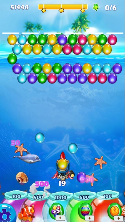 Dolphin deals bubble shooter