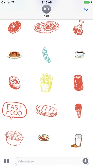 Yummy Food Sticker Pack screenshot 3