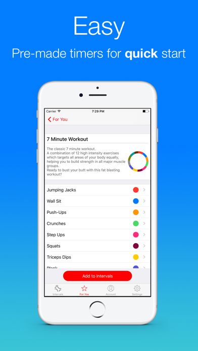 Intervals - Your smart and personal workout trainer Screenshot 3