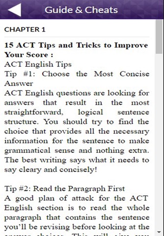 App Guide for Prep4 ACT screenshot 2