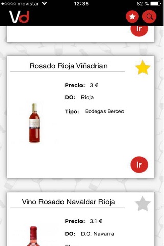 Vinos Diferentes - Comparador de vinos screenshot 4