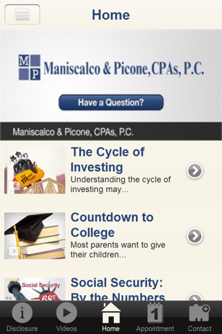 Maniscalco & Picone, CPAs, P.C. screenshot 2