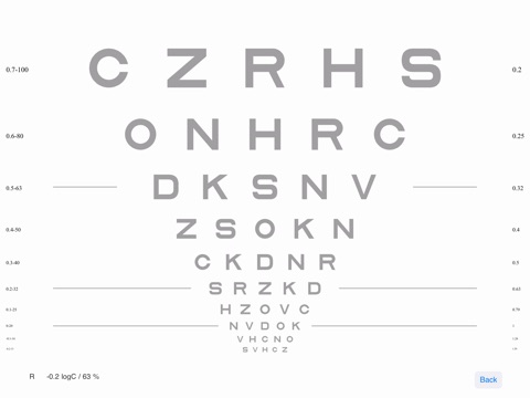 VisionC (ETDRS Visual Acuity) screenshot 4