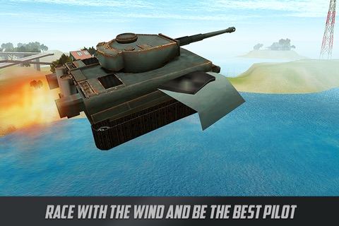 Battle Tank Flight Simulator 3D Full screenshot 4