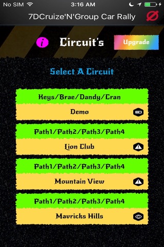 7DCruize'N'Group Car Rally screenshot 3