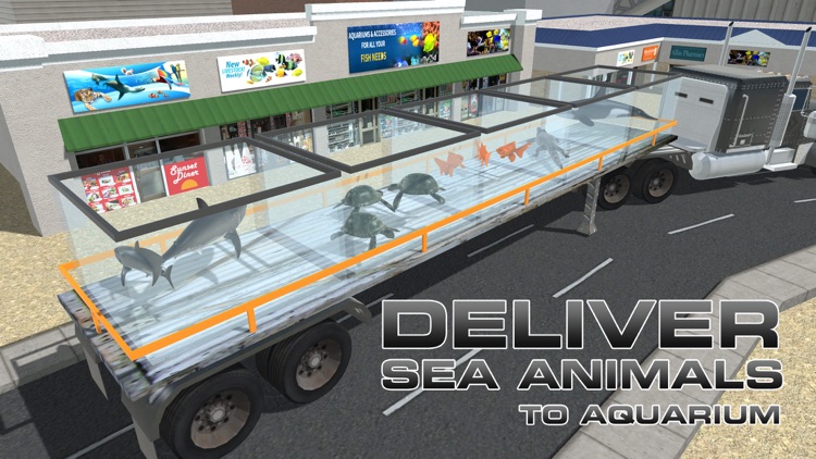 3D Transporter Truck Sea Animal – Ultimate driving & parking simulator game