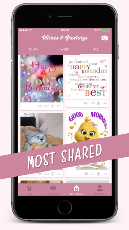 Wishes & Greetings: Share daily new pictures for all occasions - Birthday, Holidays, Funny, Love, Thank You - lovely pics for your friends and family screenshot-3