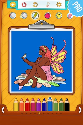 Fairy Coloring Pages PRO: Coloring Game for Kids screenshot 2