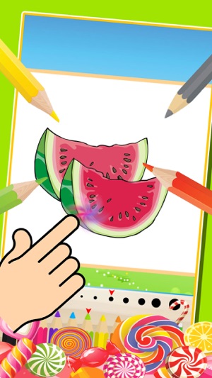 食品着色书孩子们画免费打印的着色页(圖4)-速報App