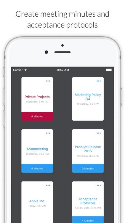 MinuteTaker - Meeting Minutes creation and sharing