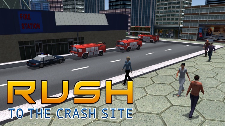 Airplane Crash Rescue – Firefighter vehicle driving game