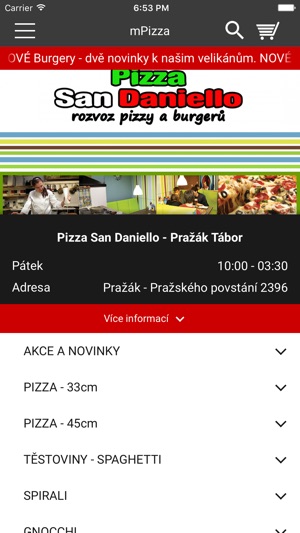 Pizza San Daniello Sojčák(圖1)-速報App