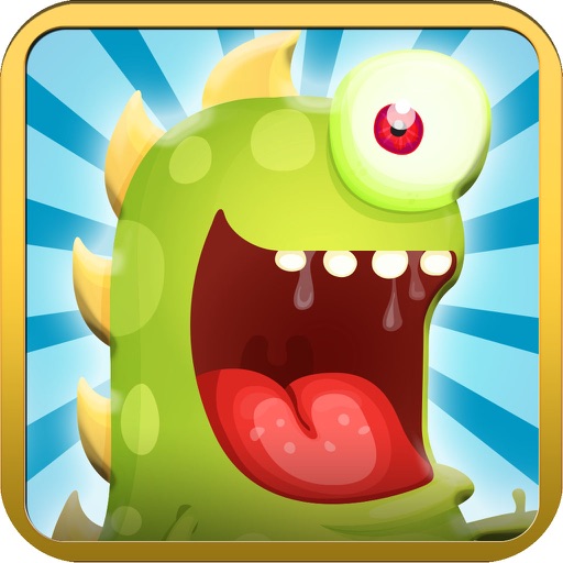 Cute Green Monster World Escape Icon