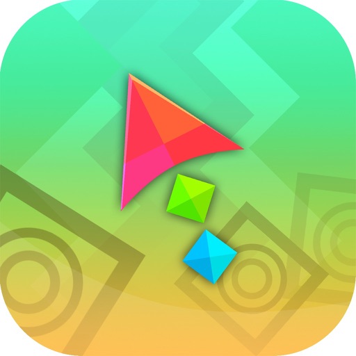 Rainbow Shape Escalate Adventure iOS App