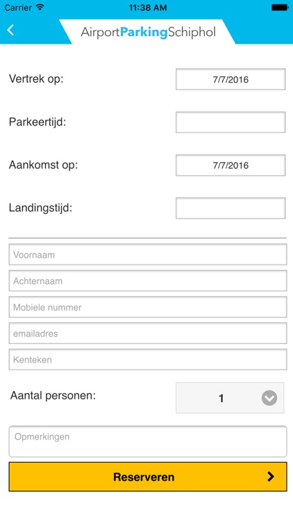 Airport Parking Schiphol Vergelijken screenshot-3