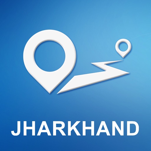 Jharkhand, India Offline GPS Navigation & Maps icon