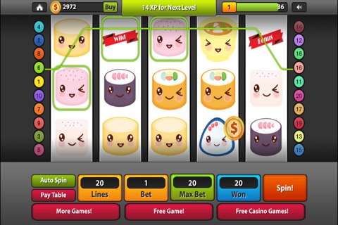 Lucky Charm Cat Casino Oriental Feline Talisman screenshot 3