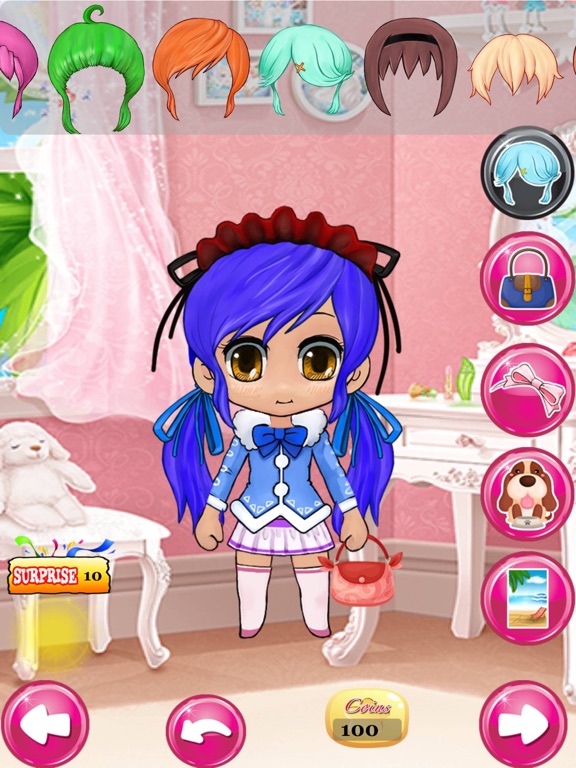 Chibi Anime Princess Fun Dress Up Games for Girls by Tuchchai Suwanawong