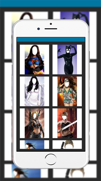 Girls Superhero Costumes- New Photo Montage With Own Photo Or Camera screenshot-3