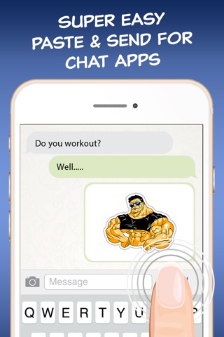 Big Emoji Stickers - Extra Funny Sticker Emojis for Messages & Texting screenshot 3