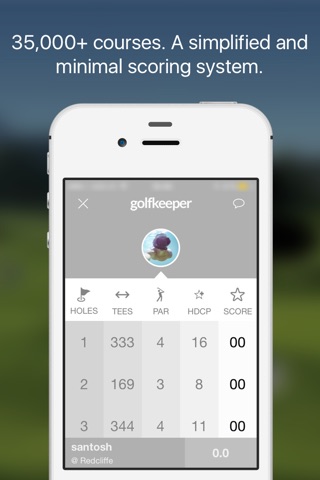 golfkeeper - golf scorecard + handicap calculation + multiplayer screenshot 3